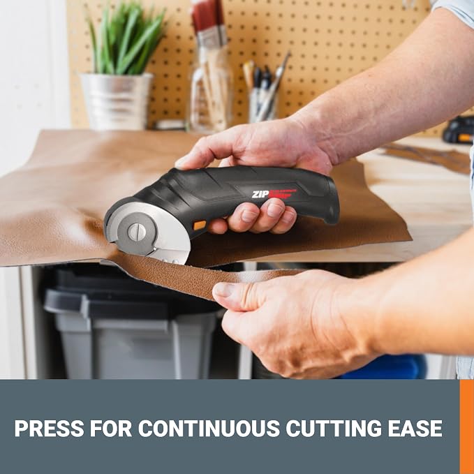 Worx Zipsnip Cordless Electric Scissors, Rechargeable Cardboard Box Cutter - Image 7