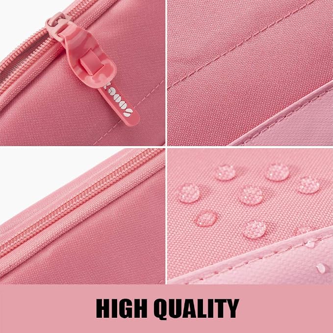 Sooez Wide-Opening Pencil Pen Case, Lightweight & Spacious Pencil Pouch Zipper - Image 4