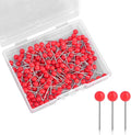 200pcs Map Push Pins, Round Head Travel Map Pins Small Thumb Tacks Marking by XIHIRCD