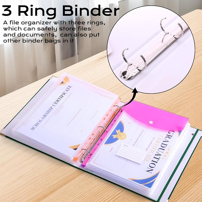 XKDOUS Important Document Organizer Folio Folders - Image 5