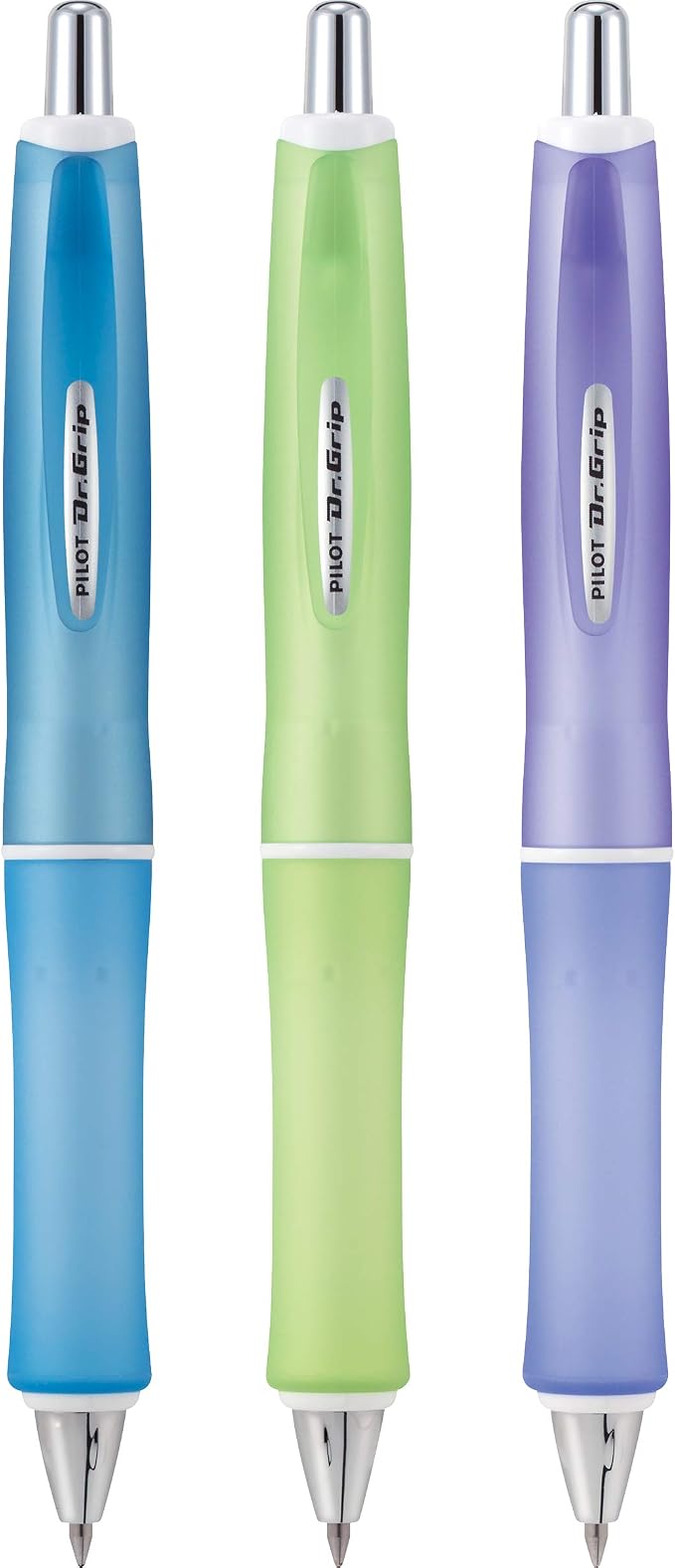 PILOT Dr. Grip Frosted Refillable & Retractable Ballpoint Pen, Medium Point by PilotCorporationofAmerica