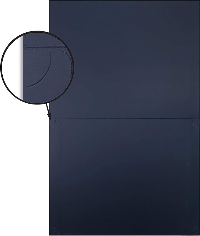 Better Office Products 25 Pack Navy Blue Certificate Holders, Diploma Holders - Image 7