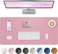 AFIING Leather Desk Pad Protector, Large Mouse Pad, Non-Slip Waterproof PU by AFIING