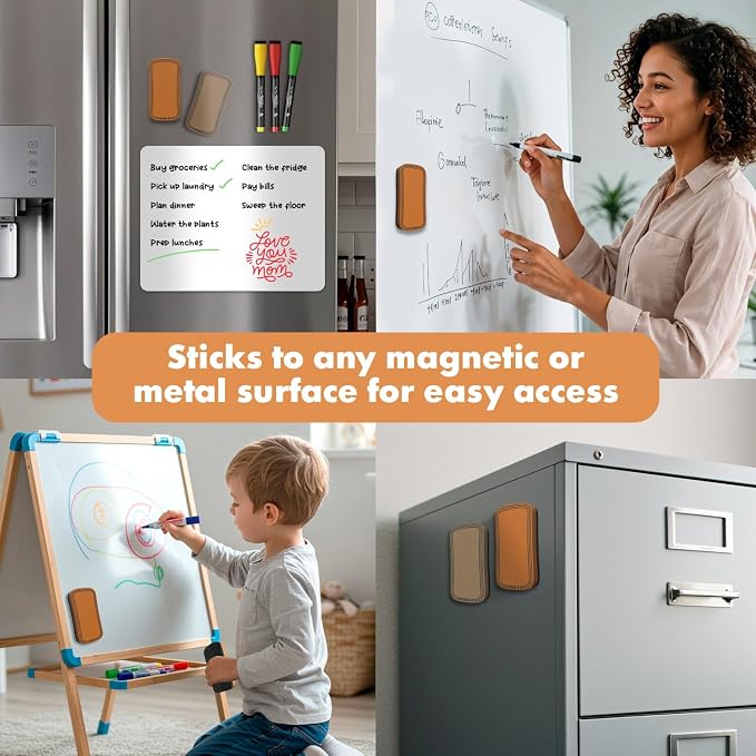 SCRIBBLEDO Boho Magnetic Dry Erase Eraser - Image 8