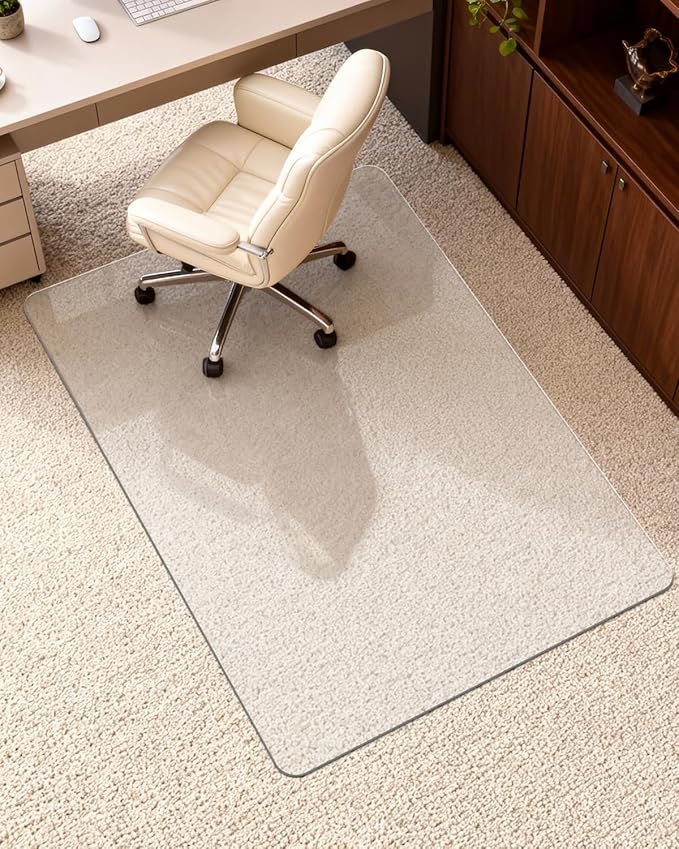 Soimeat Hard Frosted Office Chair Mat by Soimeat