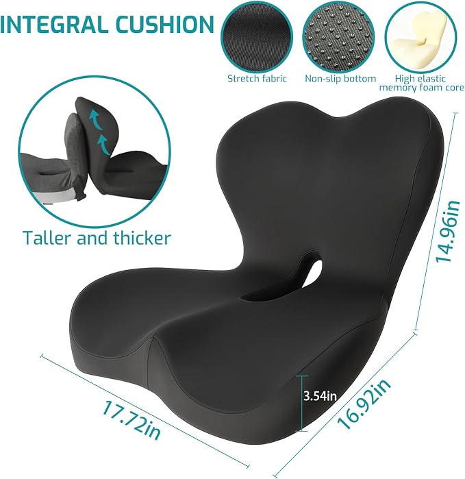 Memory Foam Seat Cushion, Office Chair Cushion - Image 6