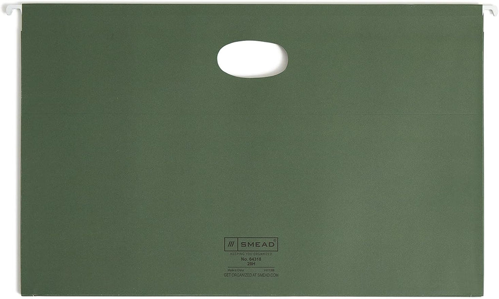 Smead Hanging File Pocket with Full-Height Gusset, 1-3/4" Expansion, Legal Size - Image 2