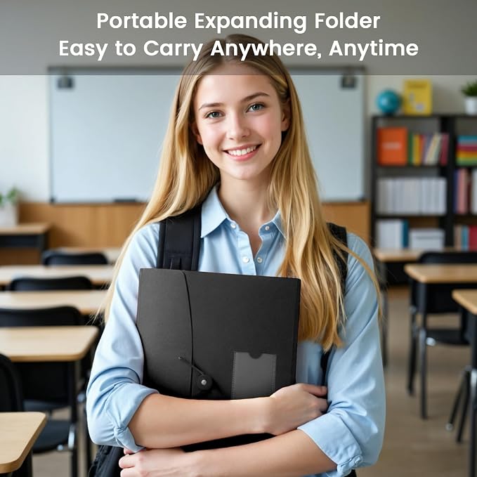 13 Pocket Accordion File Organizer - Image 6