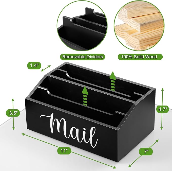 DRASTAR Mail Organizer Countertop, Mail Holder - Image 3