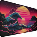 Mouse Pad, 31.5x15.7 inch Large Extended Computer Keyboard Mouse Mat, Water by Naukay