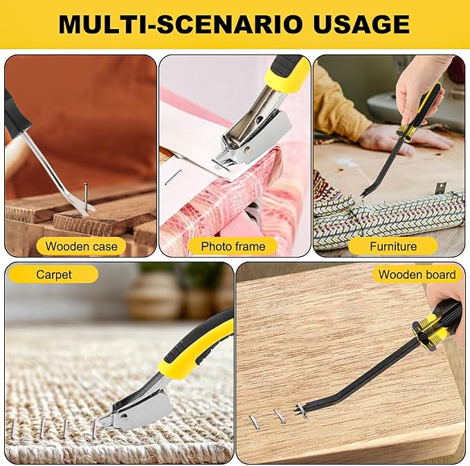 3PCS Heavy Duty Construction Staple Remover - Image 8