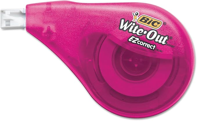 BIC WOTAPP418 Wite-Out EZ Correct Correction Tape, Non-Refillable, 1/6-Inch x - Image 2