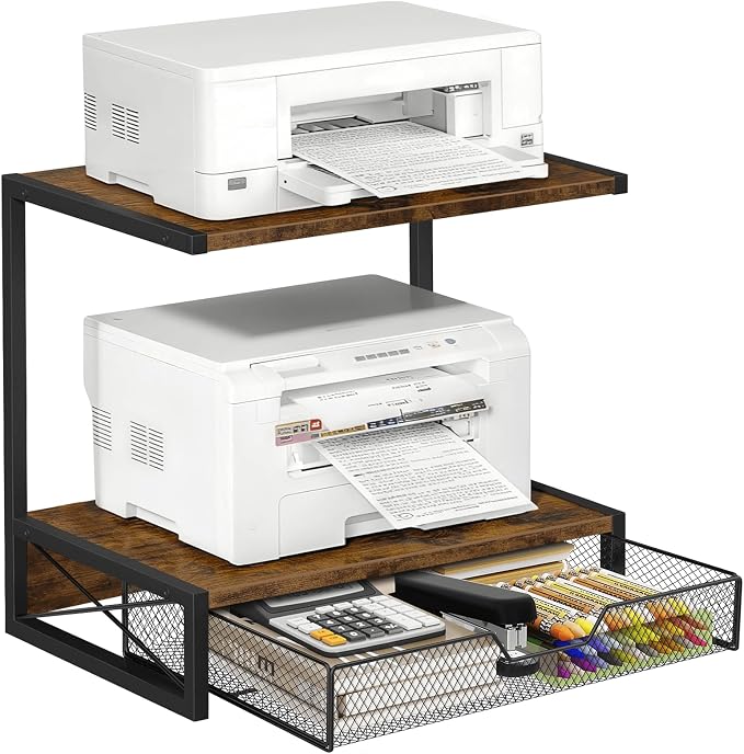 ELITEROO 2-Tier Desktop Printer Stand by ELITEROO