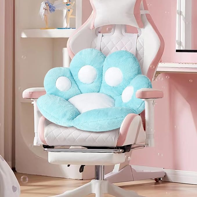 Ditucu Cat Paw Cushion Kawaii Chair Cushions 31.4 x 27.5 inch Cute Stuff Seat - Image 9