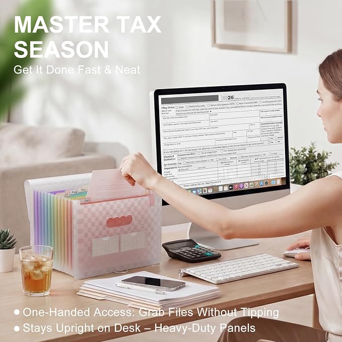 ThinkTex Accordion File Organizer, 12 - Image 5