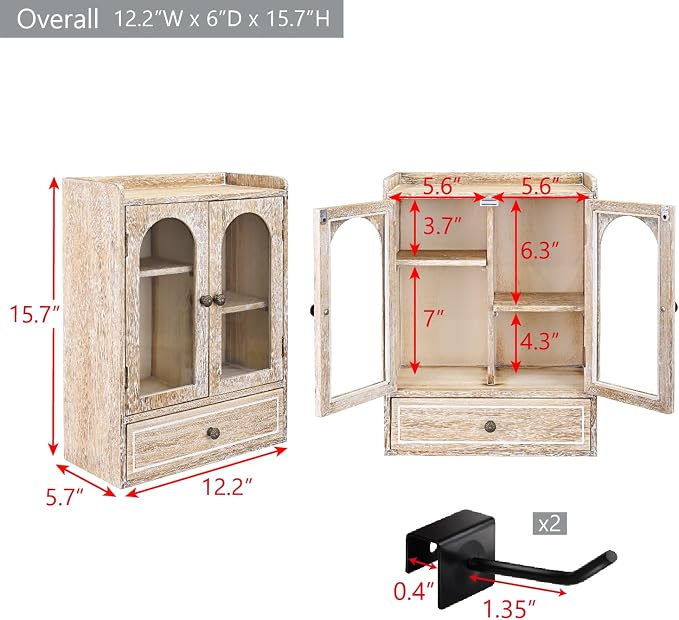 Ikee Design Wooden Countertop Storage Cabinet - Image 3