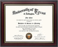 GraduationMall 8.5x11 Certificate Diploma Frame, Solid Wood & UV Protection by GraduationMall%C2%AE