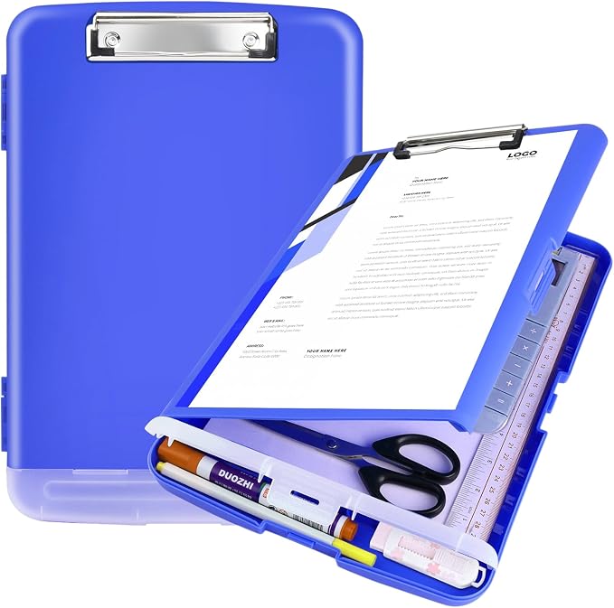 Clipboard with Storage Heavy Duty, Clip Boards 8.5x11 with Pen Holder, High by TFDLCGzm