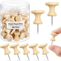 Outus 60 Pcs Giant Push Pins Jumbo Tacks 1/1.8inch Plastic Head by Outus