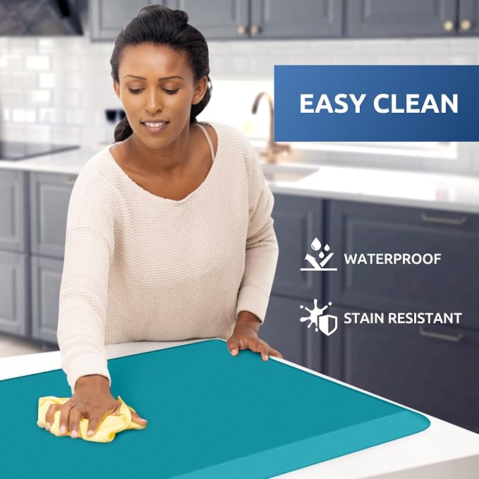 KitchenClouds Kitchen Mat Cushioned Anti Fatigue Rug 20"x32" Water Resistant - Image 3