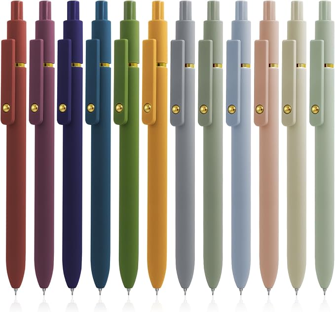 UIXJODO Gel Pens, 0.5mm Fine Point Smooth Writing Pens, High-End Series by UIXJODO
