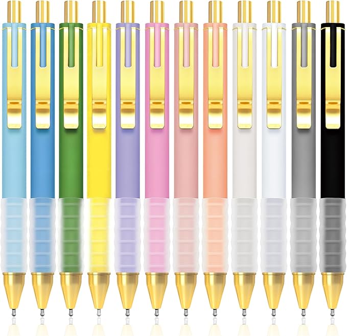 Drawdart 12 Pcs Smooth Writing Pens by Drawdart