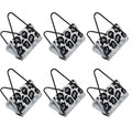 2.2 inch Binder Clip with Soft Silicone Pad Alloy Steel Bulldog Foldback Clips by Unknown