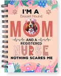 Ninety3POD I'm a Basset Hound Mom and a Registered Nurse Nothing Scares Me by Ninety3POD