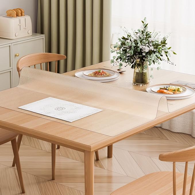 VEVOR Plastic Table Cover, 24 x 48 Inch 1.5 mm Thick Frosted PVC Desk Mat - Image 8