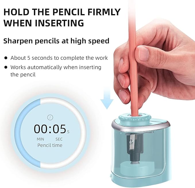 Aogwat Pencil Sharpener Electric Pencil Sharpener - Image 5