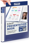 Dunwell Presentation Binder 24-Pocket, Displays 48 Pages, 8.5x11 Portfolio by Dunwell