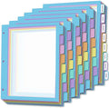 48Pcs/6 Set 8 Tab Dividers, for 3 Ring Binder, Letter Size by XUCHUN