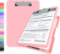 ANZNKU Clipboard with Storage, 13x9.6 Clipboard Foldable Nursing School by ANZNKU