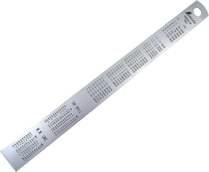 Shinwa 150 mm Rigid Zero Glare Satin Chrome Stainless Steel Machinist Engineer - Image 3