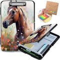 Clipboard with Storage, Heavy Duty Plastic Storage Clipboard with Low Profile by Unknown