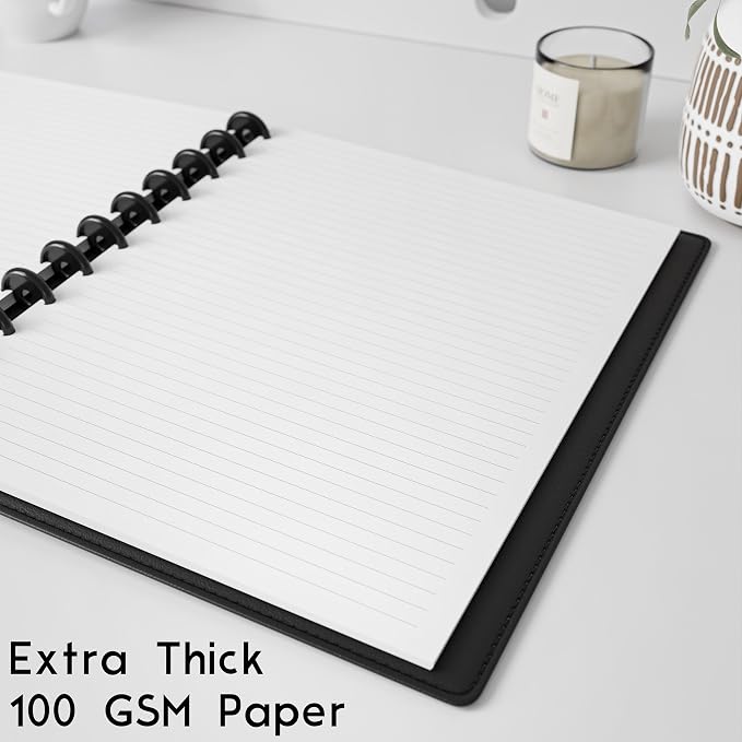 Discbound Letter Size Lined Paper Refill, 250 Sheets, 8.5 in x 11 in, 100 GSM - Image 4