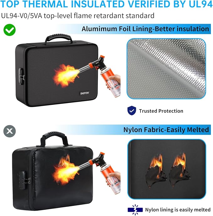 ENGPOW Fireproof Document Box - Image 2