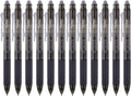 ParKoo Retractable Erasable Gel Pens Clicker Fine Point 0.7 mm, No Need by Parkoo