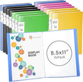 15 Pcs Binder with Plastic Sleeves 30 Pockets 60 Pages Presentation Book 11 x by Kosiz