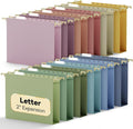 Plastic Extra Capacity Hanging File Folder Letter Size, Heavy Duty 2" by NORDUN