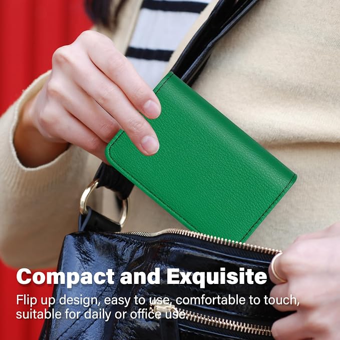 Business Card Holder，PU Leather Business Card Case Color Printing Pattern Card - Image 4