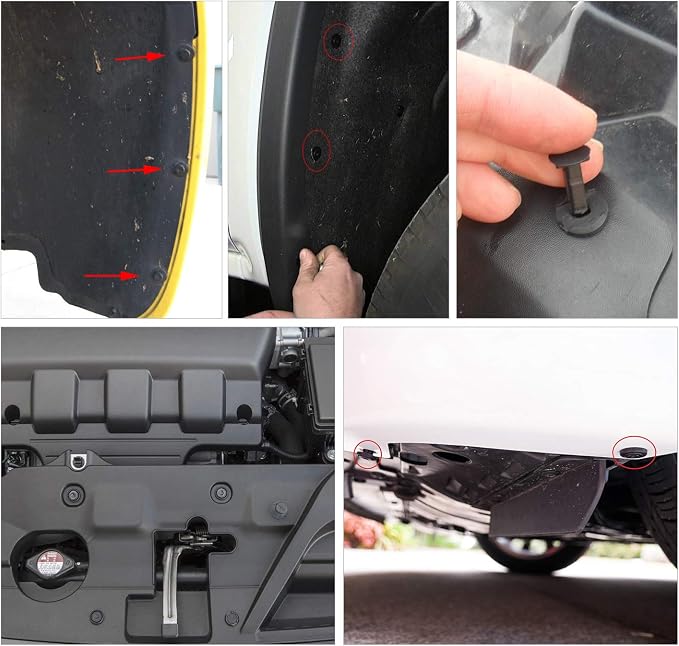 GOOACC Universal Plastic Fender Clips, Car Fender Replacement - Image 6