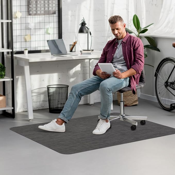 Blvornl Office Chair Mat for Hardwood Floor, Large Anti-Slip Hard Floor - Image 8