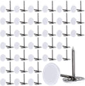 100pcs Metal Thumb Tacks, Heavy Duty Flat Head Push Pins, Upholstery Tacks by Unknown