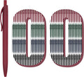 deegtran Pens Bulk, 100 Pack No Bleed Click Black Pens, Retractable Ballpoint by DEEGTRANPENS