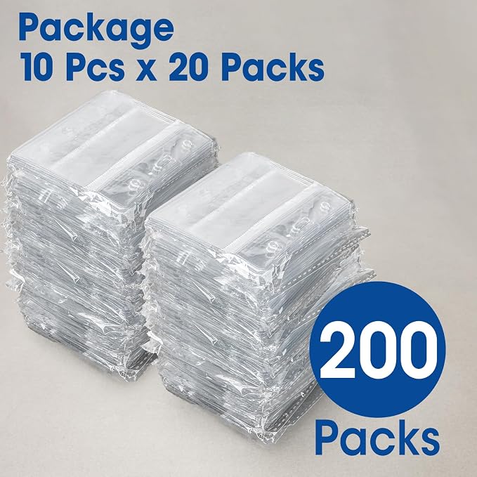 200 Pcs Horizontal Badge Holders, Extra Thick ID Card Name Tag Badge Holder - Image 6
