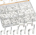 mankk 630PCS Cable Clips Nail in Cable Clips Wire Clips 4/5/6/8/10mm Round & by mankk