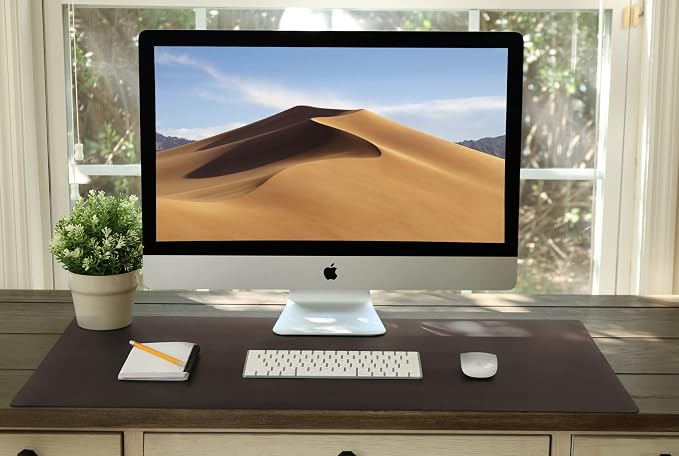 Vine Creations Leather Desk Mat Large 36" x 20", Desk Protector Mat, PU Leather - Image 6