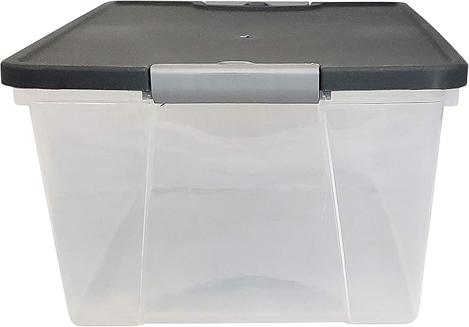 HOMZ 4-Pack Secure Latch, 15 Quart, and Office Organization - Image 9