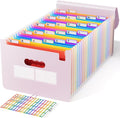 ABC life 26-Pocket Accordion File Organizer, Expanding File Folder, Letter/A4 by ABClife
